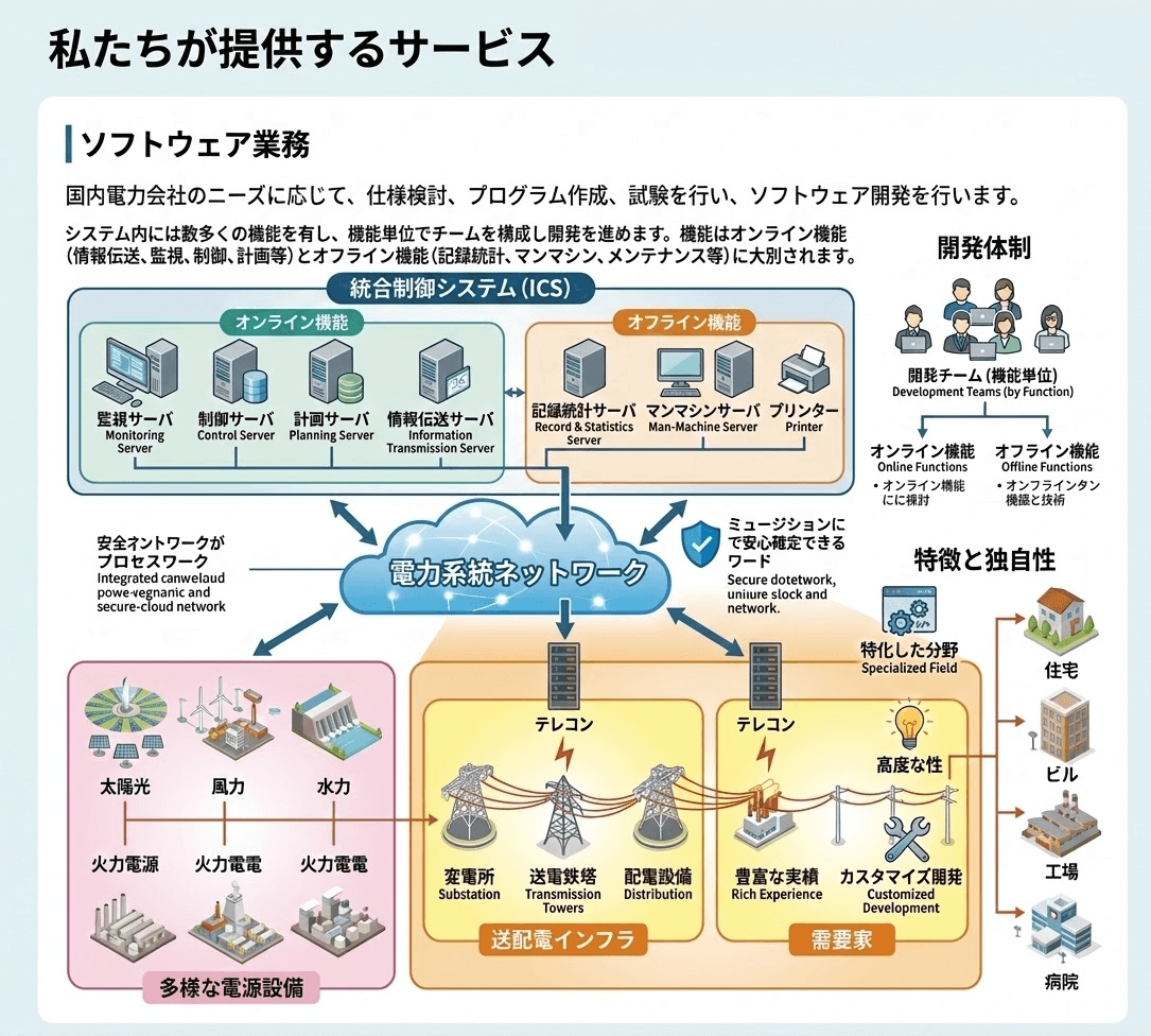 統合制御システムの構成図